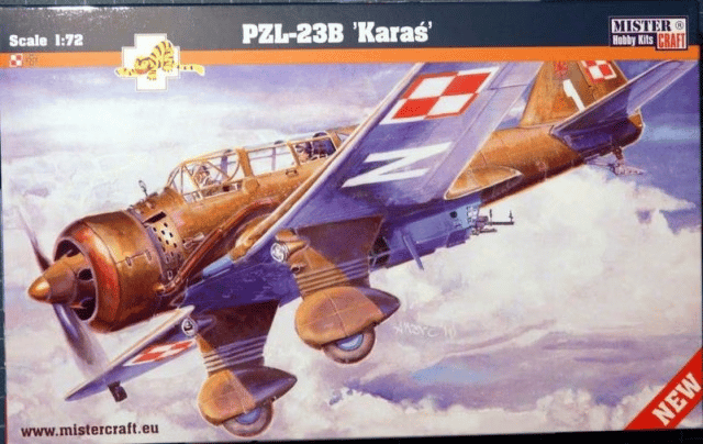 Mistercraft B029 1/72 Ölçek, PZL-23B (Kara?) Savaş Uçağı, Plastik Model kiti