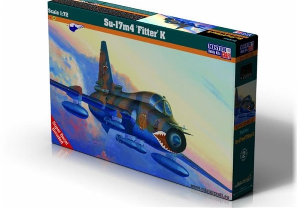 Mistercraft D016 1/72 Ölçek, Su-17M4K Fitter K Savaş Uçağı, Plastik Model kiti