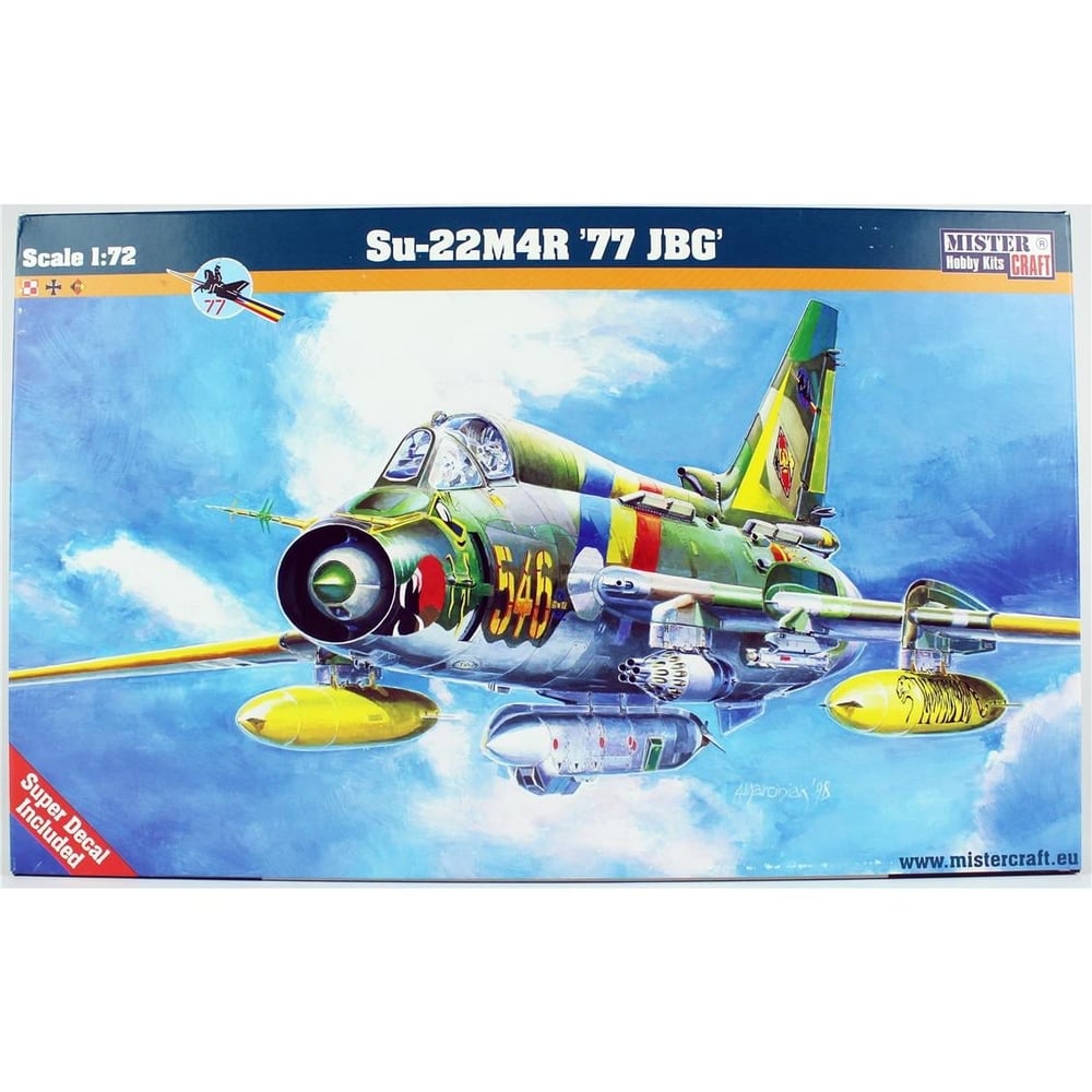 Mistercraft E012 1/72 Su-22 M4R (77 JBG) Savaş Uçağı Plastik Model Kiti