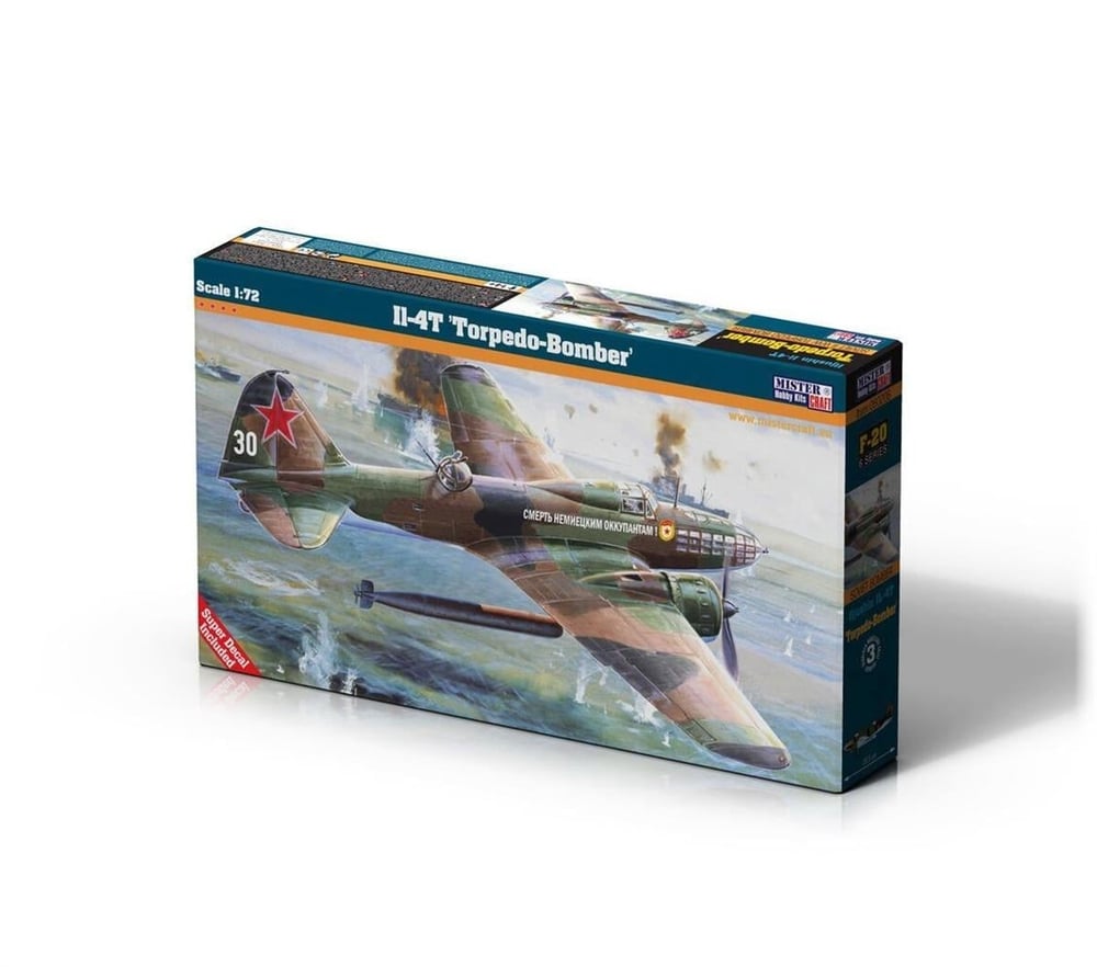 Mistercraft F020 1/72 IL-4T Torpido Uçağı Plastik Model Kiti