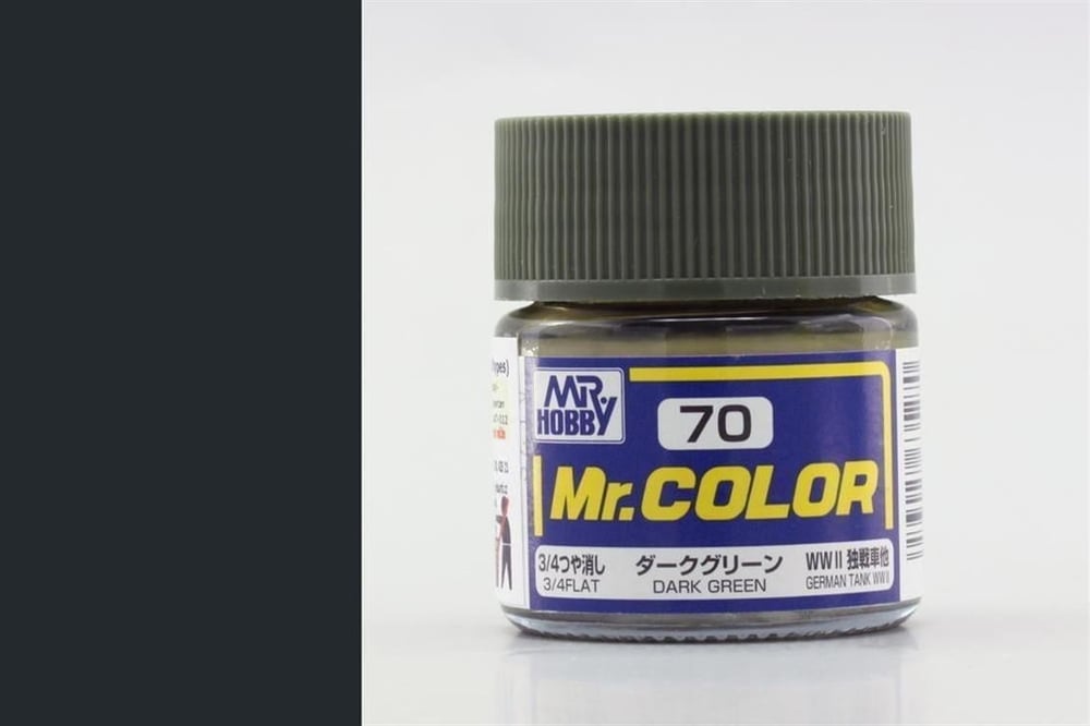 Mr.Hobby C-070 10 ml. Dark Green, Mr.Color Serisi Model Boyası