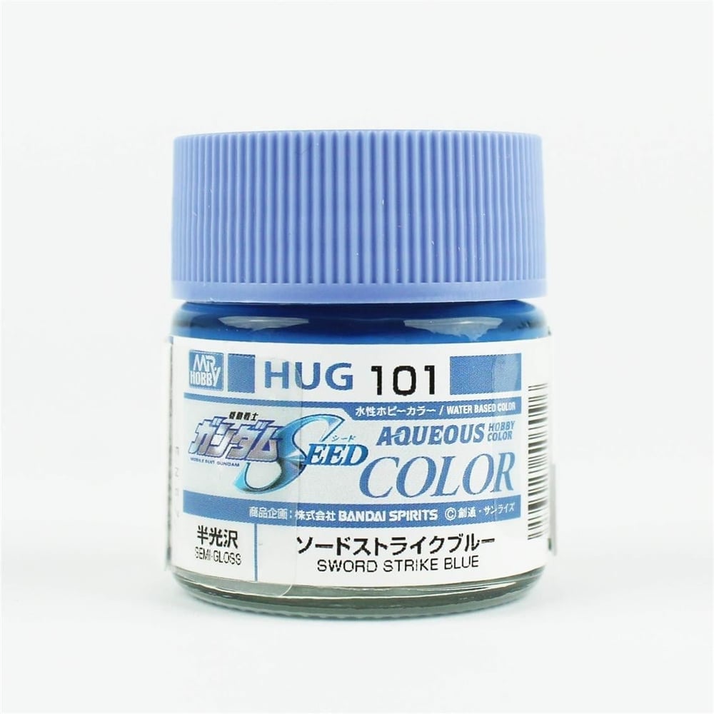 Mr.Hobby HUG-101 10 ml. Sword Strike Blue, Aqueous Gundam Serisi Model Boyası