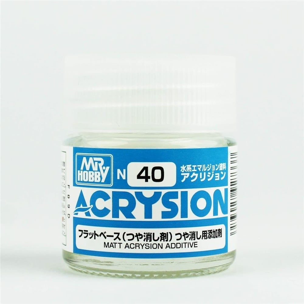 Mr.Hobby N-040 10 ml. Flat Base, Acrysion Serisi Model Boyası