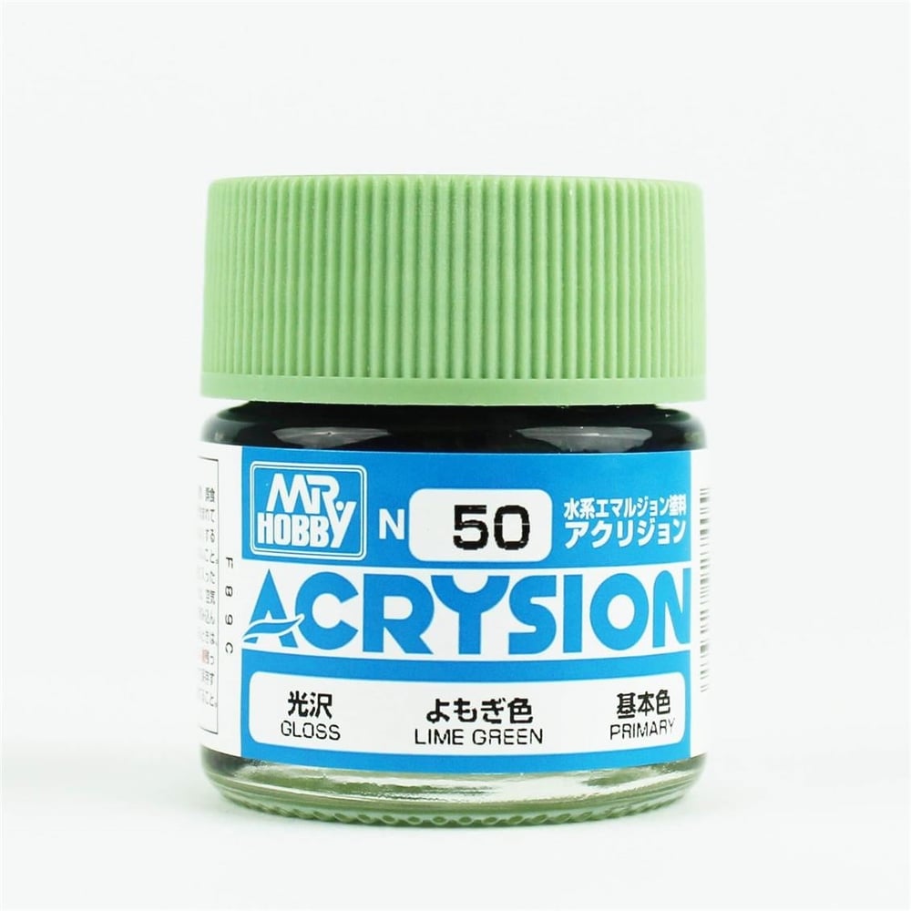 Mr.Hobby N-050 10 ml. Lime Green, Acrysion Serisi Model Boyası