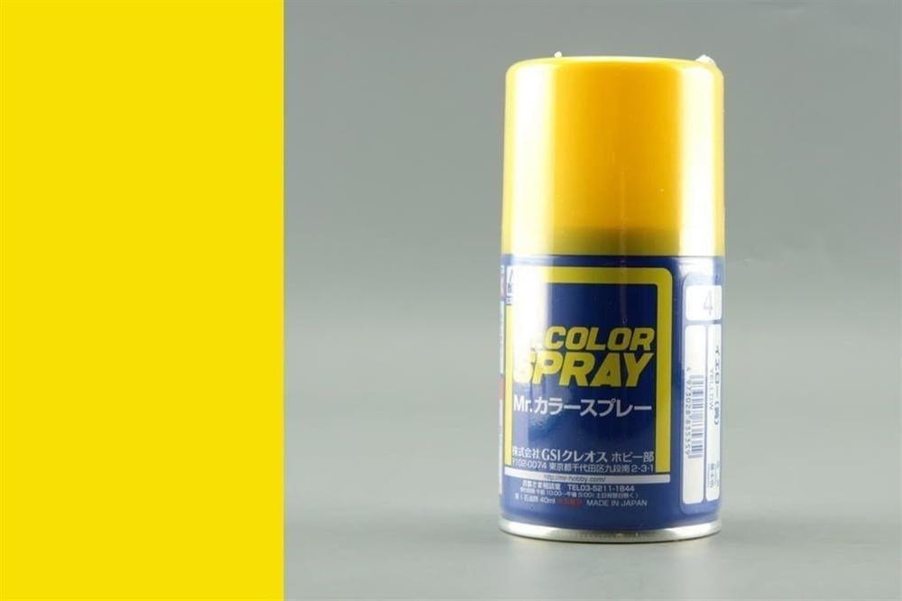 Mr.Hobby S-004 100 ml. Yellow, Sprey Model Boyası
