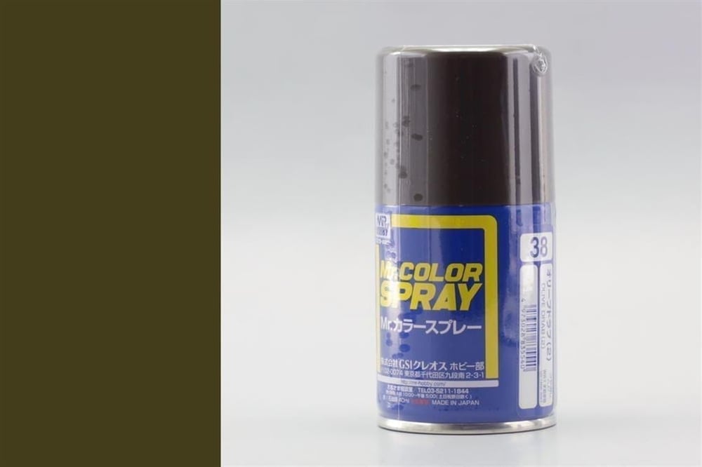 Mr.Hobby S-038 100 ml. Olive Drab (2), Sprey Model Boyası