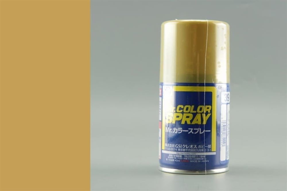 Mr.Hobby S-039 100 ml. Dark Yellow (Sandy Yellow), Sprey Model Boyası