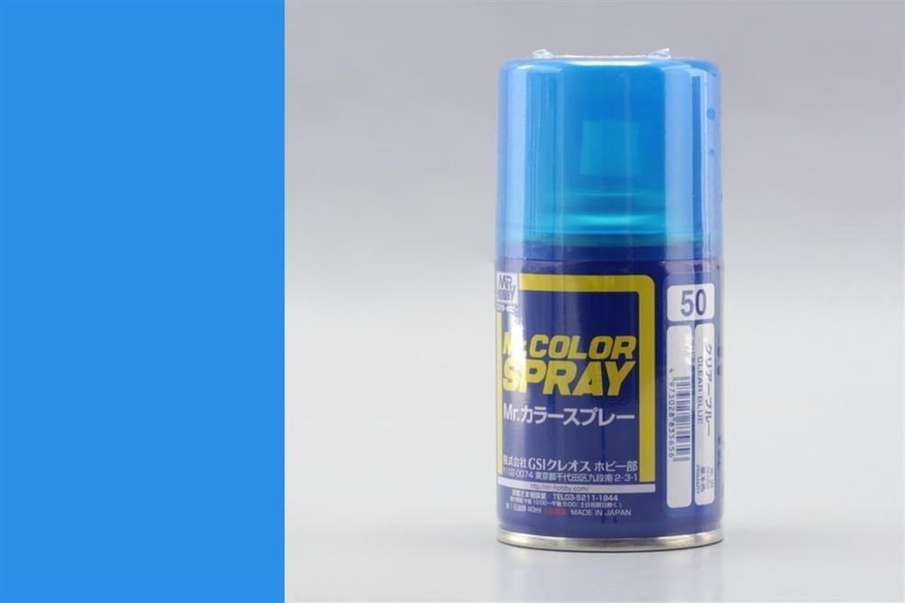 Mr.Hobby S-050 100 ml. Clear Blue, Sprey Model Boyası