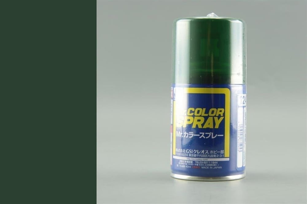 Mr.Hobby S-124 100 ml. Dark Green (Mitsubishi), Sprey Model Boyası