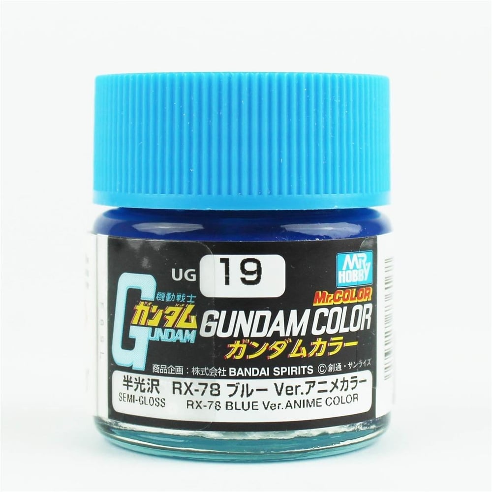 Mr.Hobby UG-19 10 ml. RX78 Blue Ver., Gundam Color For Builders Serisi Model Boyası