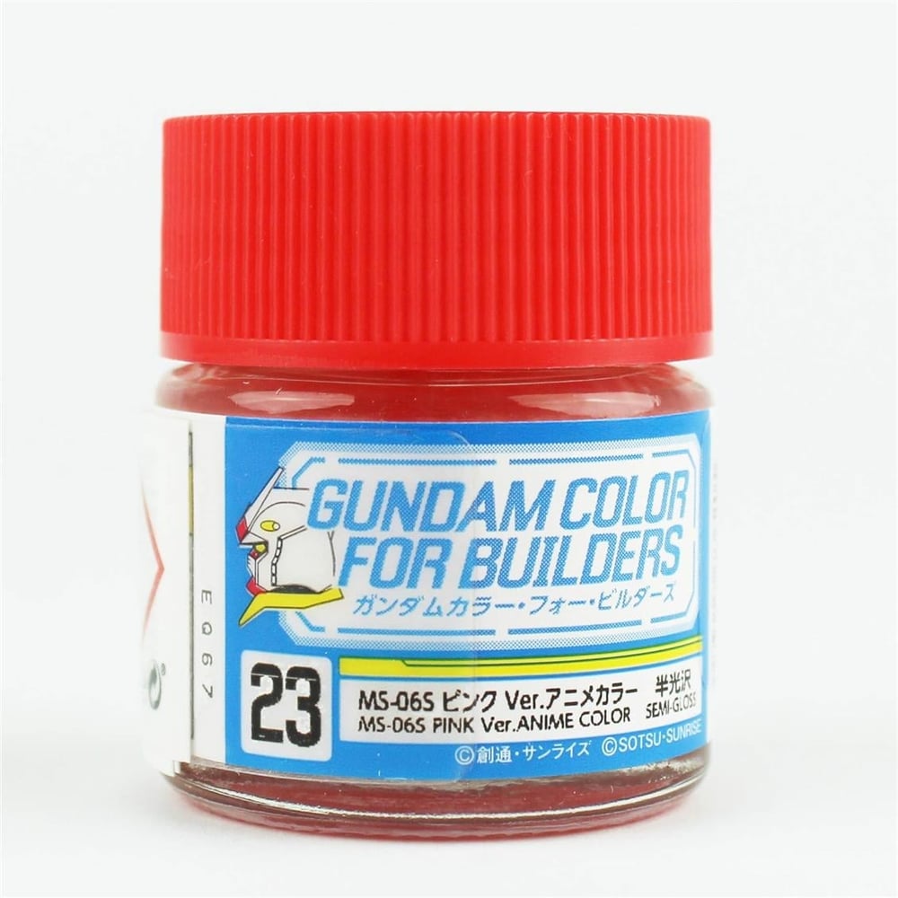 Mr.Hobby UG-23 10 ml. MS06S Pink Ver, Gundam Color For Builders Serisi Model Boyası.