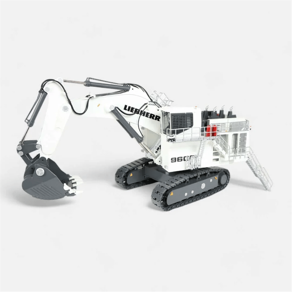NZG 1050 1/50 Ölçek, Liebherr R 9600 Paletli Ekskavatör, Sergilemeye Hazır Metal Model
