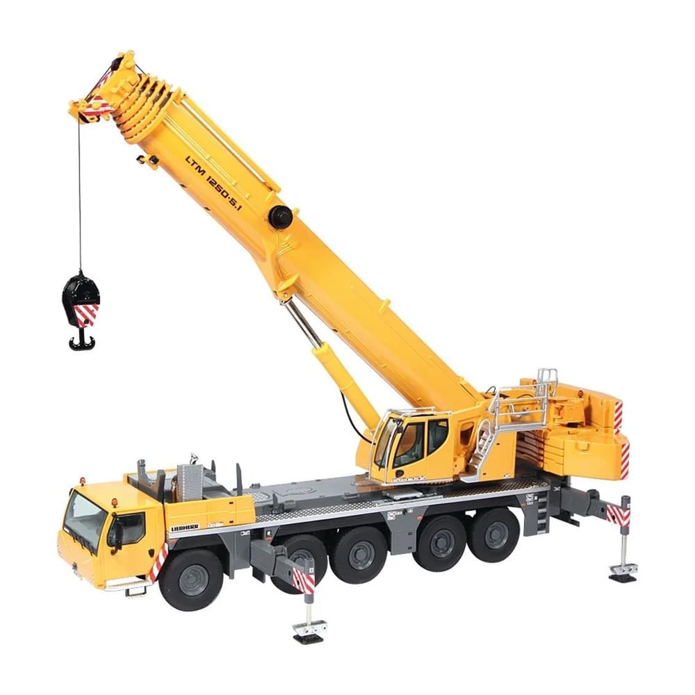 NZG 959 1/50 Ölçek, LIEBHERR LTM1250 Mobil Vinç, Sergilemeye Hazır Metal Model