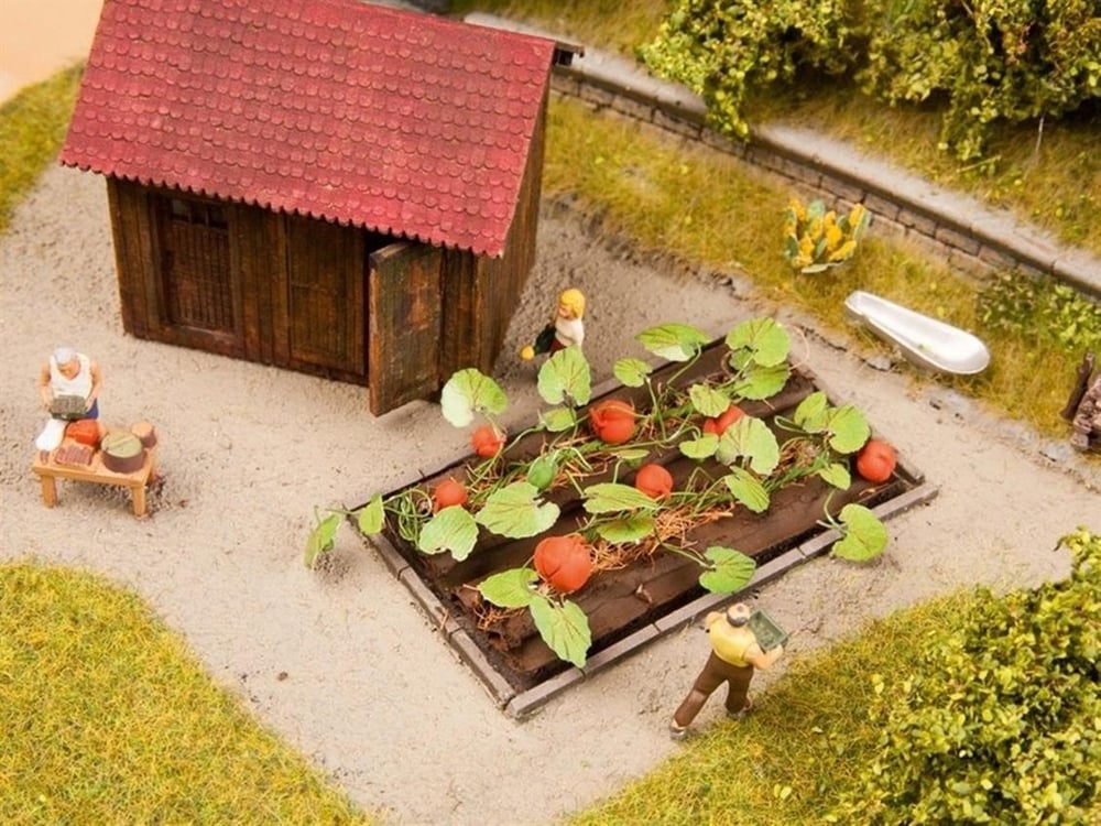 Noch 13219 Kabak, 8 Adet, 3x6 cm Diorama Malzemesi