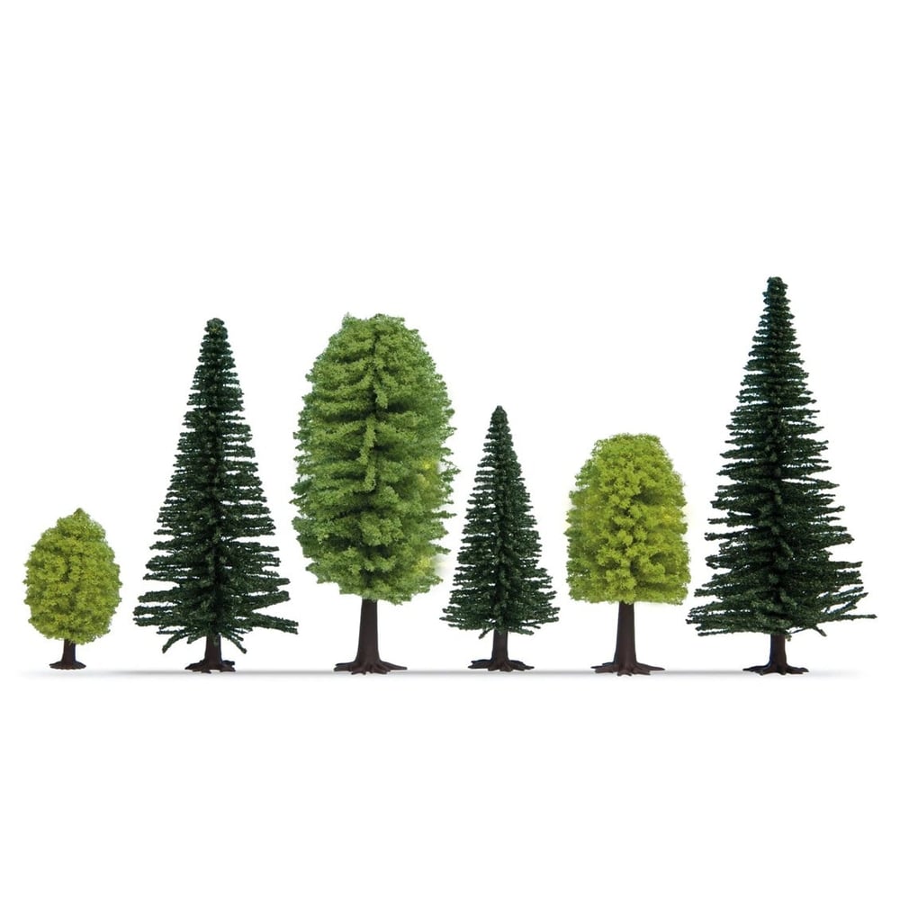 Noch 32911 Karışık Orman Ağaçları, 10 Adet, 3,5-9 cm. Diorama Malzemesi