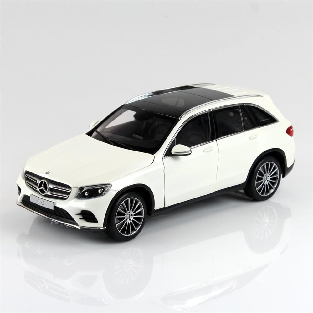 Norev B66960362 1/18 Ölçek, Mercedes Benz GLC (X253) 2015, Diamond White Bright, Sergilemeye Hazır Metal Araba Modeli