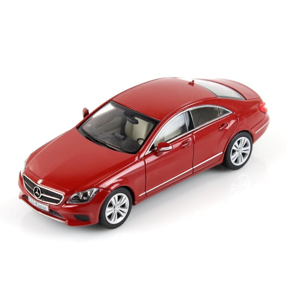 Norev B66961936 1/43 Ölçek, Mercedes Benz CLS 2014, Hyacinth Red Metallic, Sergilemeye Hazır Metal Araba Modeli