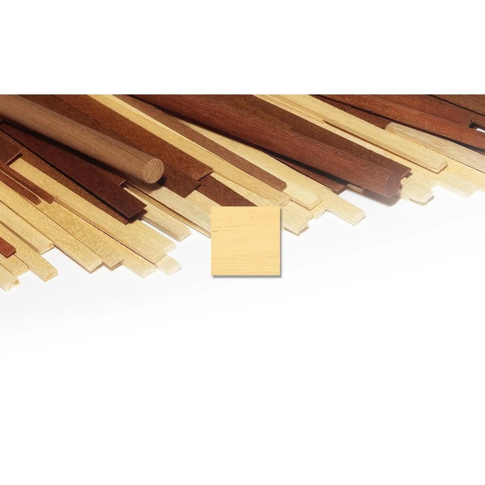 Occre 180225 Ramin Ahşap Çıta, 2x5x1000 mm. 10 Adet