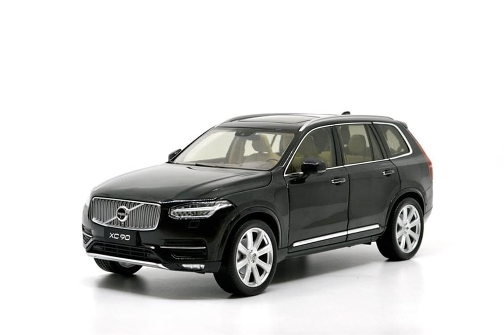 Paudi Model 2560BK 1/18 Ölçek, 2018 Volvo XC90, Siyah, Sergilemeye Hazır Metal Araba Modeli