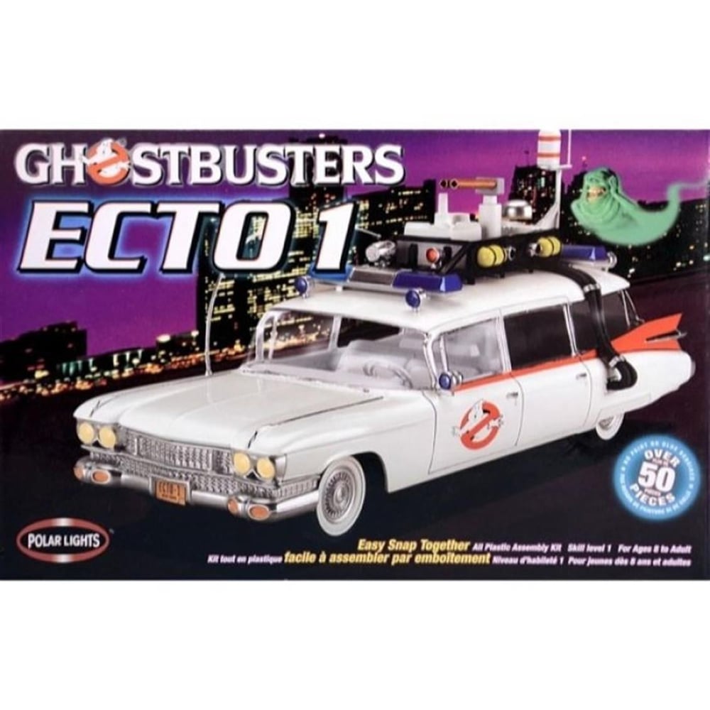 Polar Lights 914 1/25 Ölçek, Ghostbusters Ecto-1 Araba, Plastik Model kiti