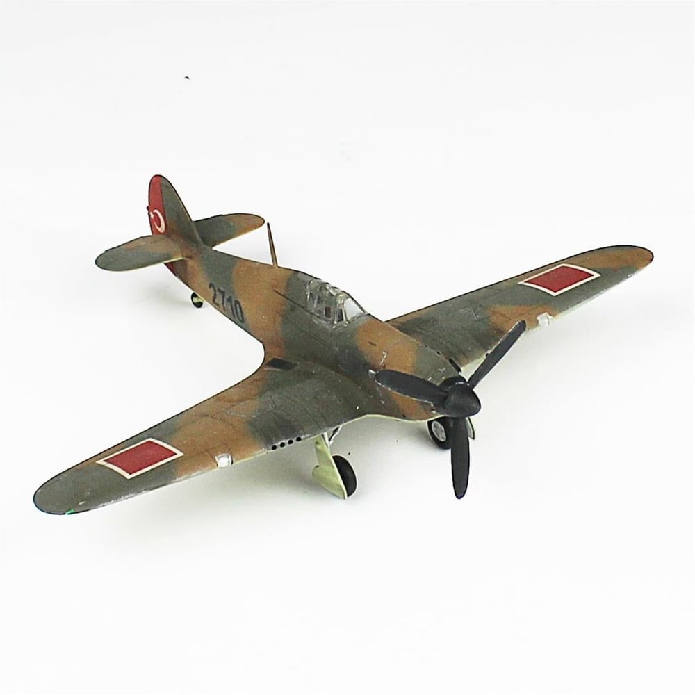 QD111 1/72 Hurricane Mk.II Sergilemeye Hazır Plastik Uçak Modeli
