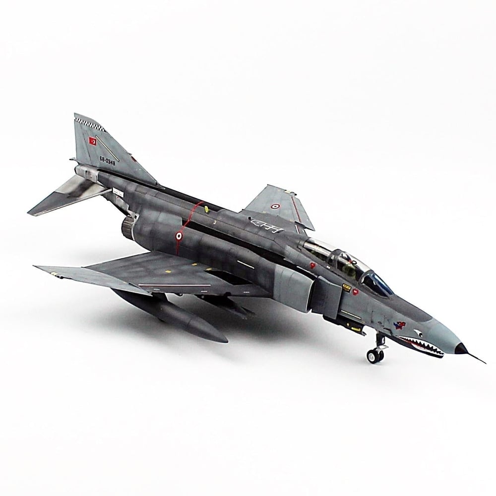 QD180 1/72 Ölçek, F-4E Phantom II, 112.Filo Şeytan, Sergilemeye Hazır Savaşl Uçağı Modeli