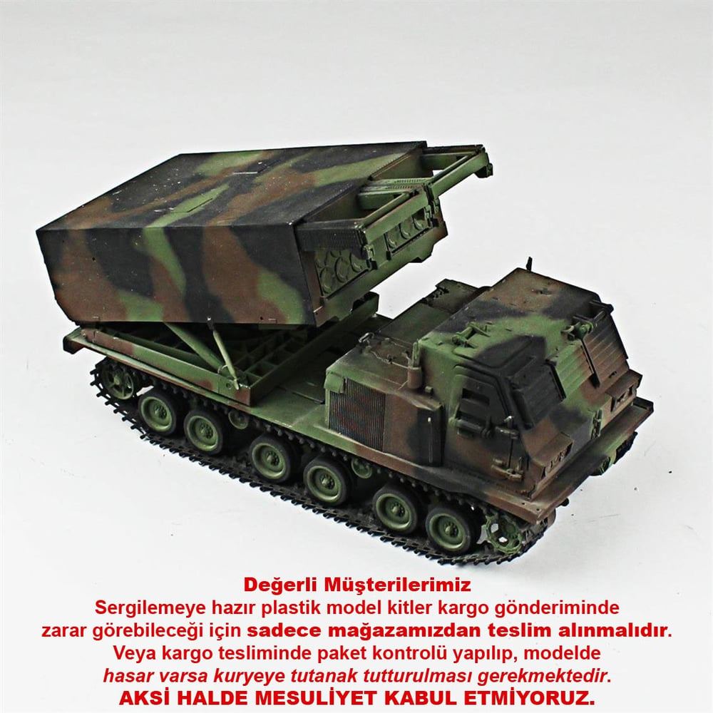 QD206 1/35 MLRS, Dragon, Sergilemeye Hazır Plastik Tank Modeli