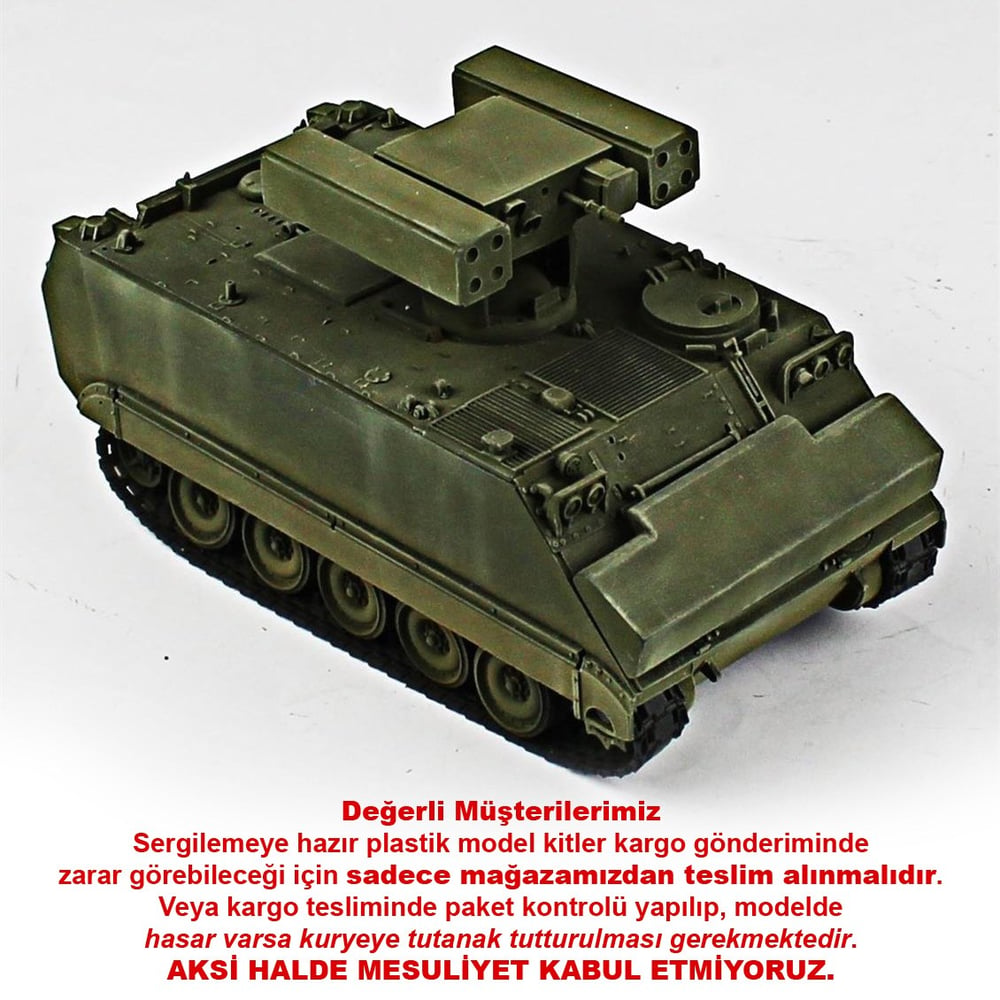 QD214 1/35 Atılgan, Scratch+Tamiya, Sergilemeye Hazır Plastik Tank Modeli