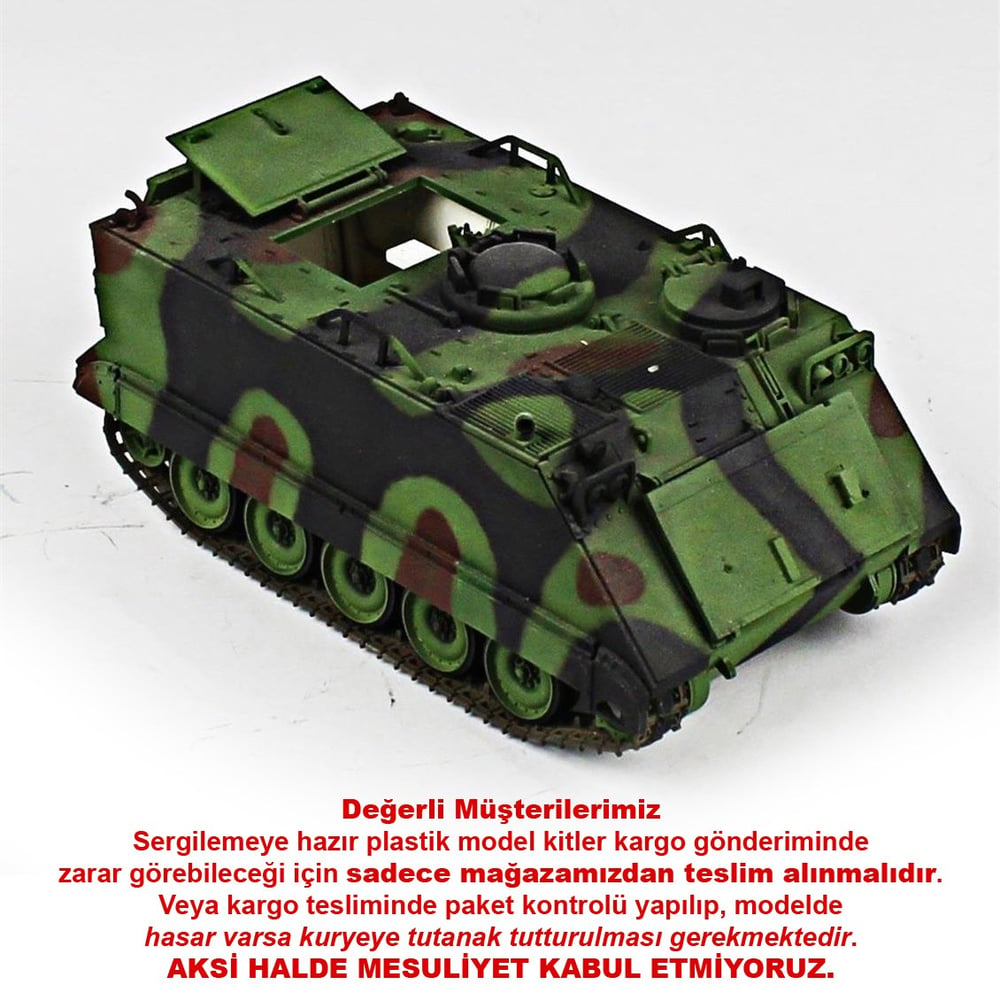 QD215 1/35 M113A1, Tamiya, Sergilemeye Hazır Plastik Tank Modeli