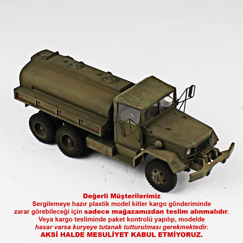 QD222 1/35 M49A2 REO Yakıt Tankeri, AFV Club, Sergilemeye Hazır Plastik Tank Modeli