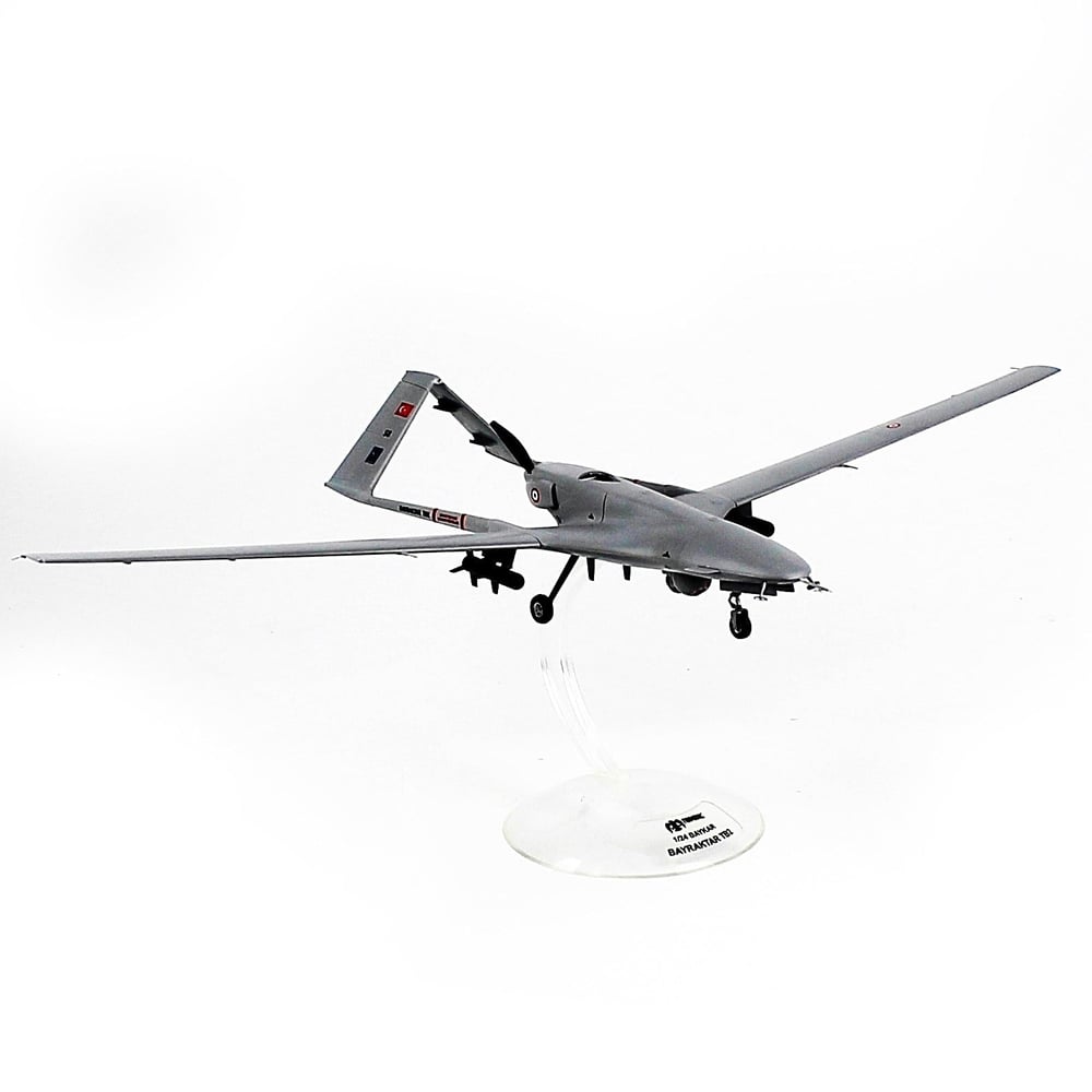 QD603 1/24 Ölçek, Bayraktar TB-2,Sergilemeye Hazır Model Uçak