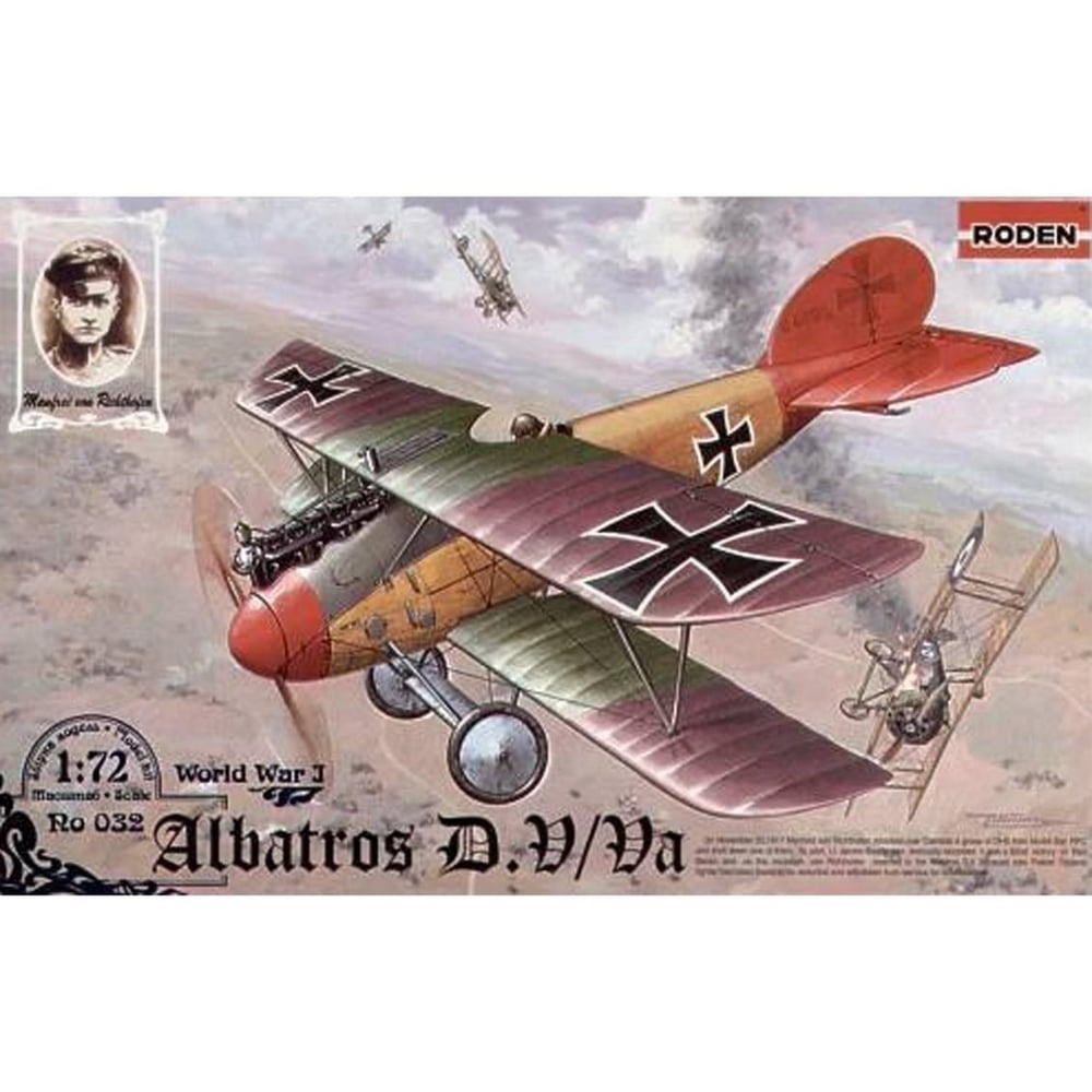 Roden 032 1/72 Ölçek, Albatros D.V/D.Va
