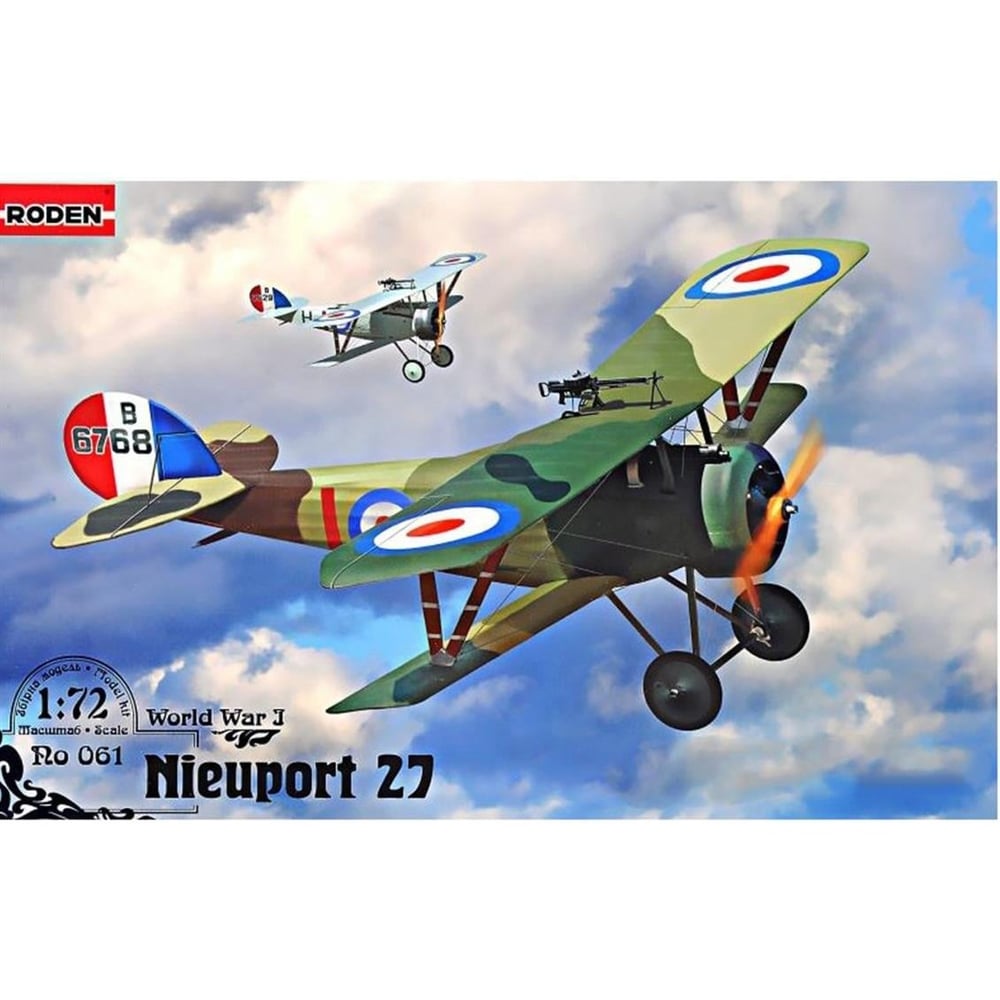 Roden 061 1/72 Ölçek, Nieuport 27