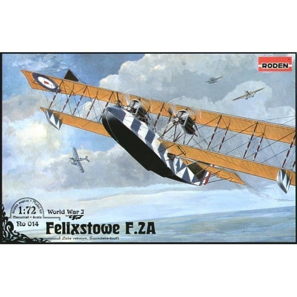 Roden 14 1/72 Ölçek, FELIXSTOVE F.2A(LATE)