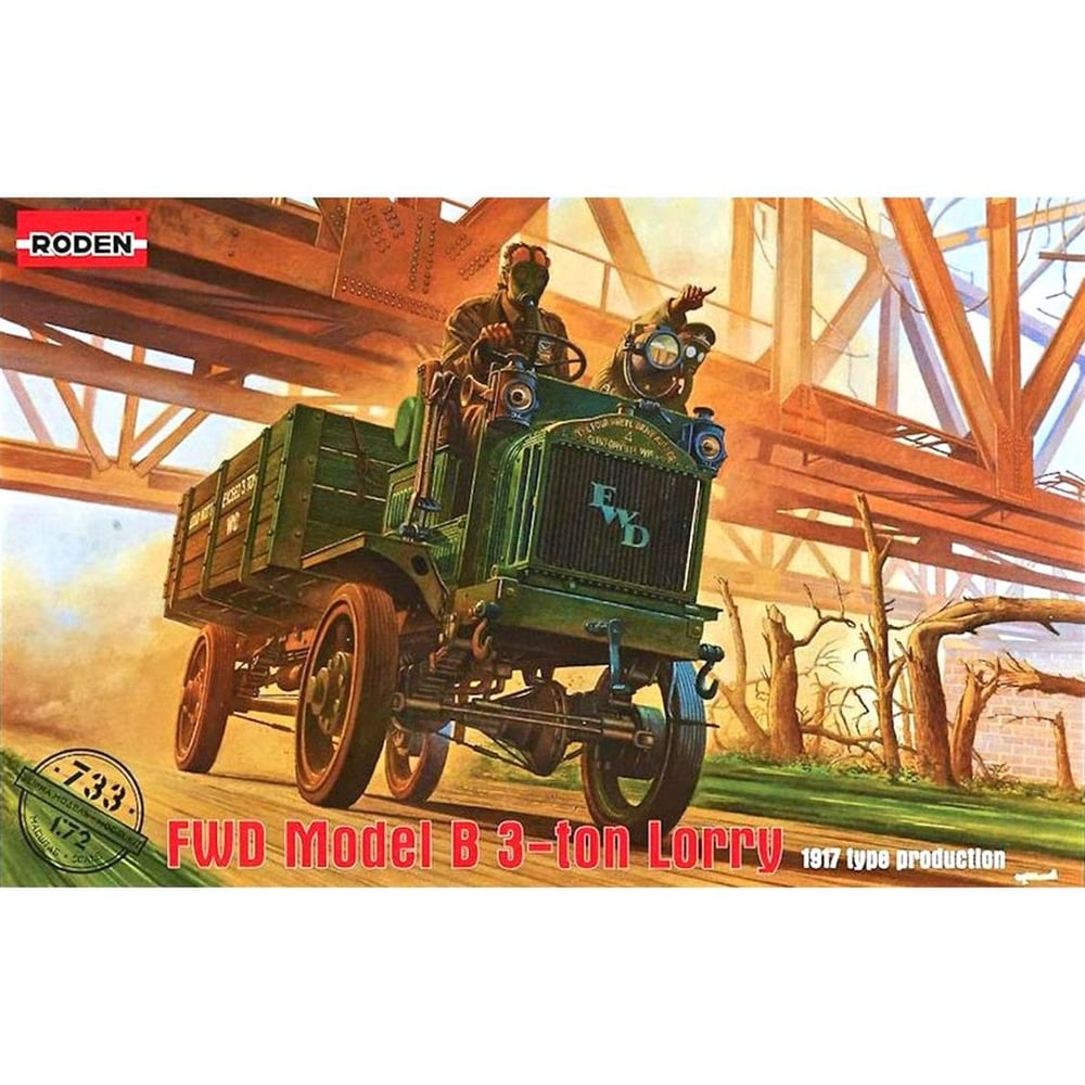 Roden 733 1/72 Ölçek, FWD Model B 3-ton Lorry