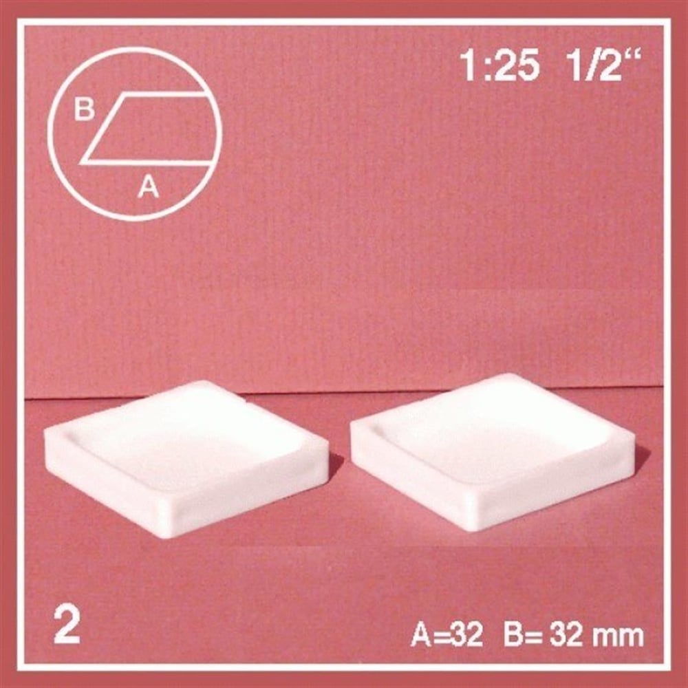 Schulcz 577091 1/25 Ölçek, Duş Teknesi -Beyaz -2 Adet