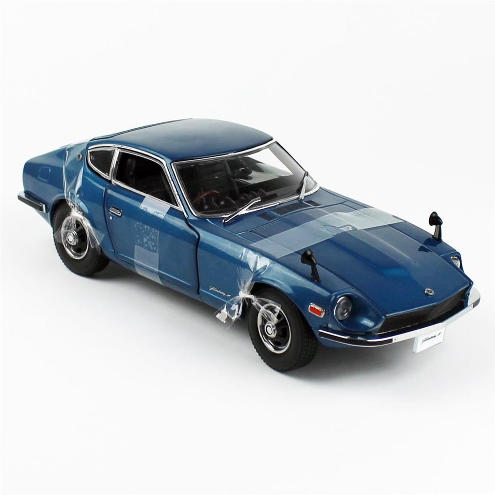 Sunstar 3513 1/18 Ölçek, 1970 Fairlady Z (S30), Mavi, Sergilemeye Hazır Metal Araba Modeli
