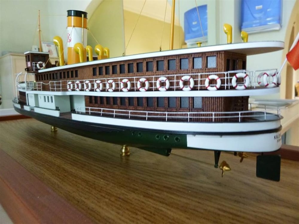 Tersane Model 007 1/100 Ölçek, Şehir Hatları Vapuru, 67 Kalender, Ahşap Tekne Kiti