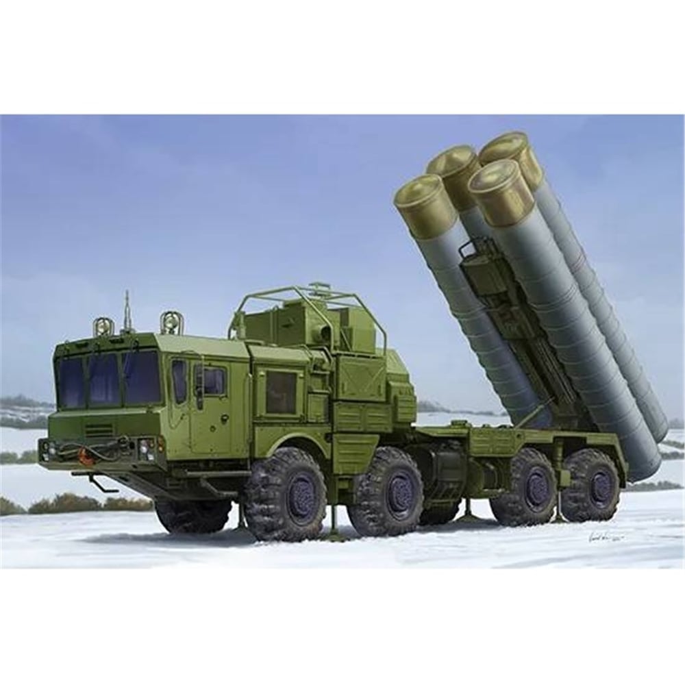 Trumpeter 01057 1/35Ölçek, 40N6 of 51P6A TEL, S-400 Füze Sistemi, Plastik Model Kiti