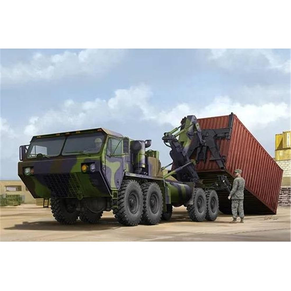 Trumpeter 01064 1/35 Ölçek, HEMTT M1120, Konteyner Taşıma Kamyonu Plastik Model Kiti