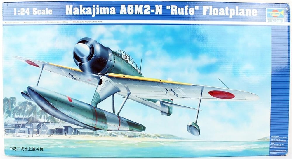 Trumpeter 02410 1/24 Ölçek, Nakajima A6M2-N Savaş Uçağı Plastik Model Kiti