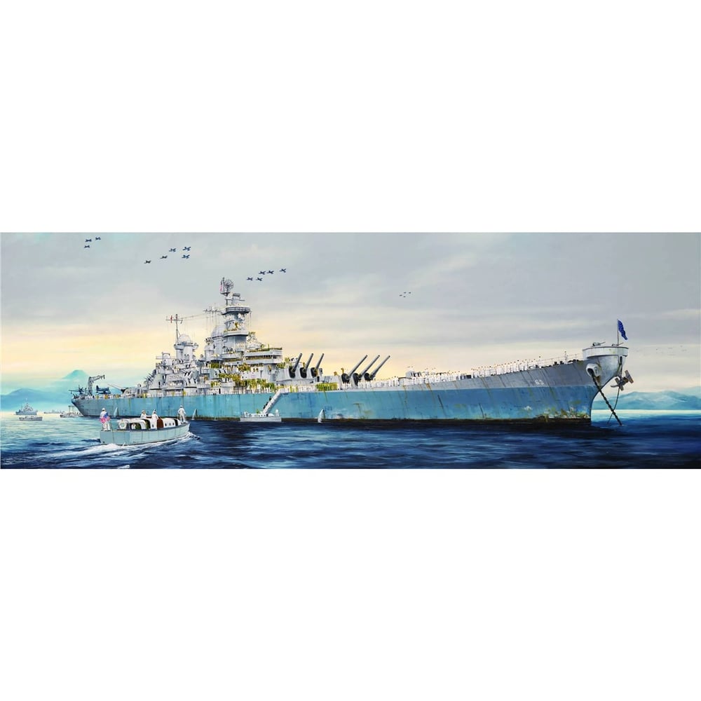 Trumpeter 03705 1/200 Ölçek, Missouri BB-63 Savaş Gemisi, Plastik Model Kiti