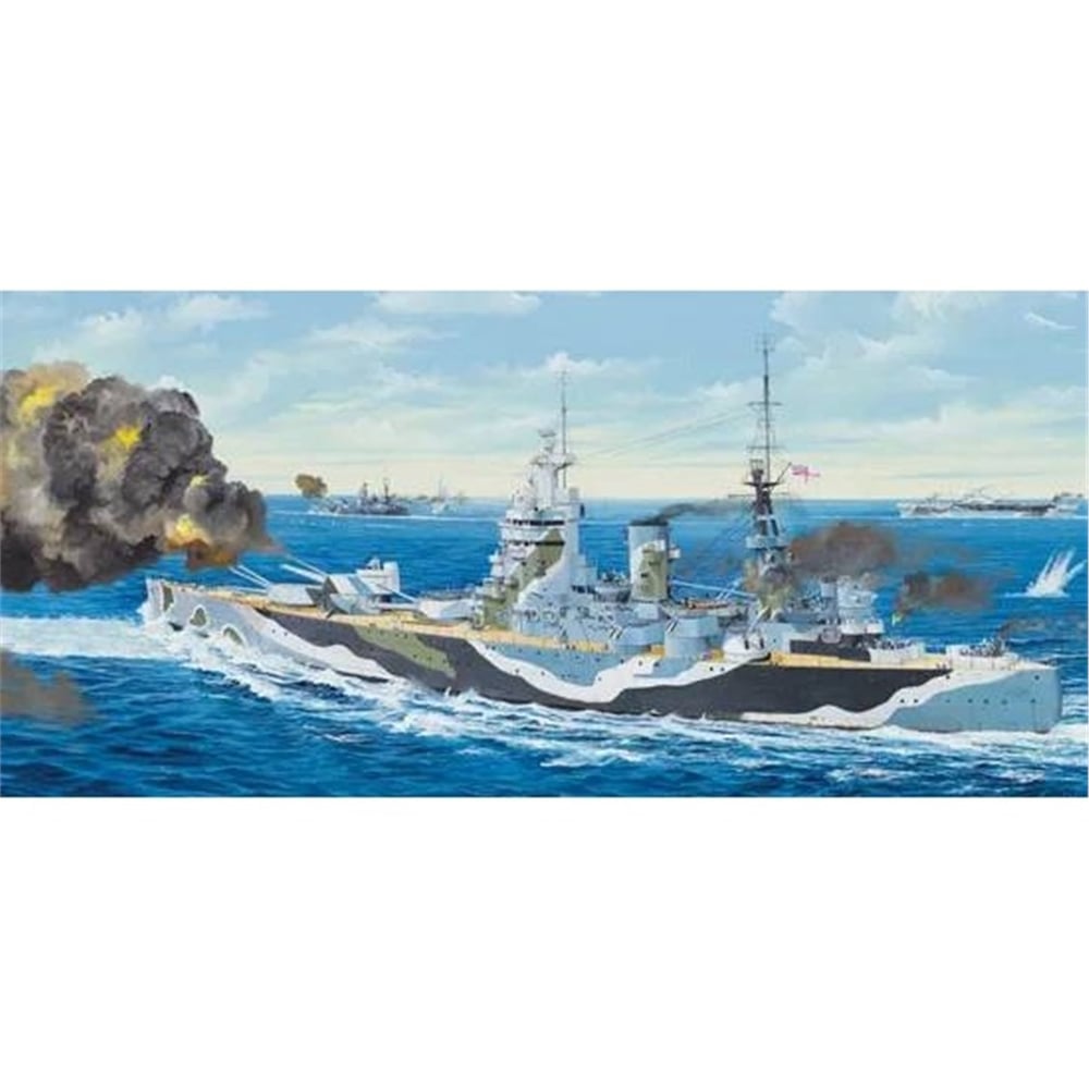 Trumpeter 03708 1/200 Ölçek, HMS Nelson 1944 Savaş Gemisi, Plastik Model Kiti