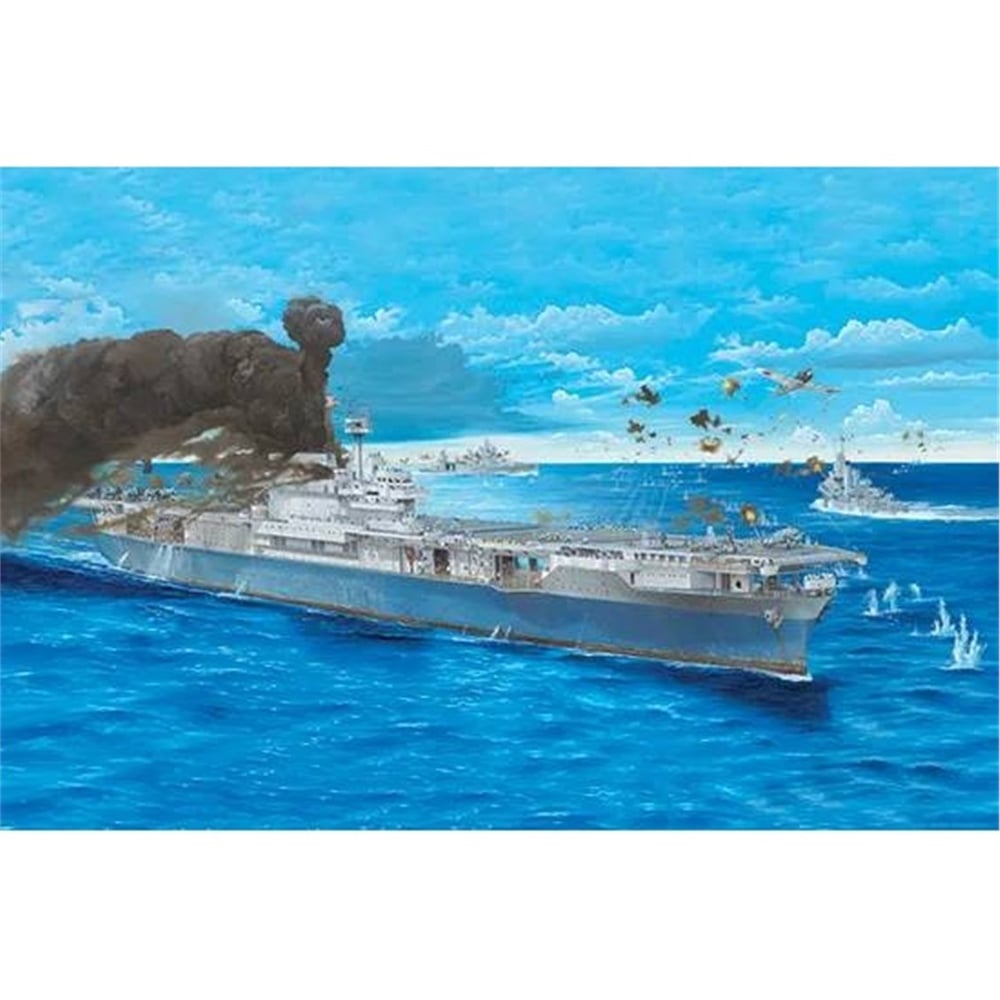 Trumpeter 03711 1/200 Ölçek, USS Yorktown CV-5, Uçak Gemisi Plastik Model Kiti