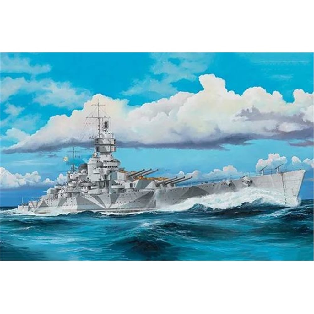 Trumpeter 05320 1/350 Ölçek, Italyan RN Vittorio Veneto 1940, Savaş Gemisi Plastik Model Kiti
