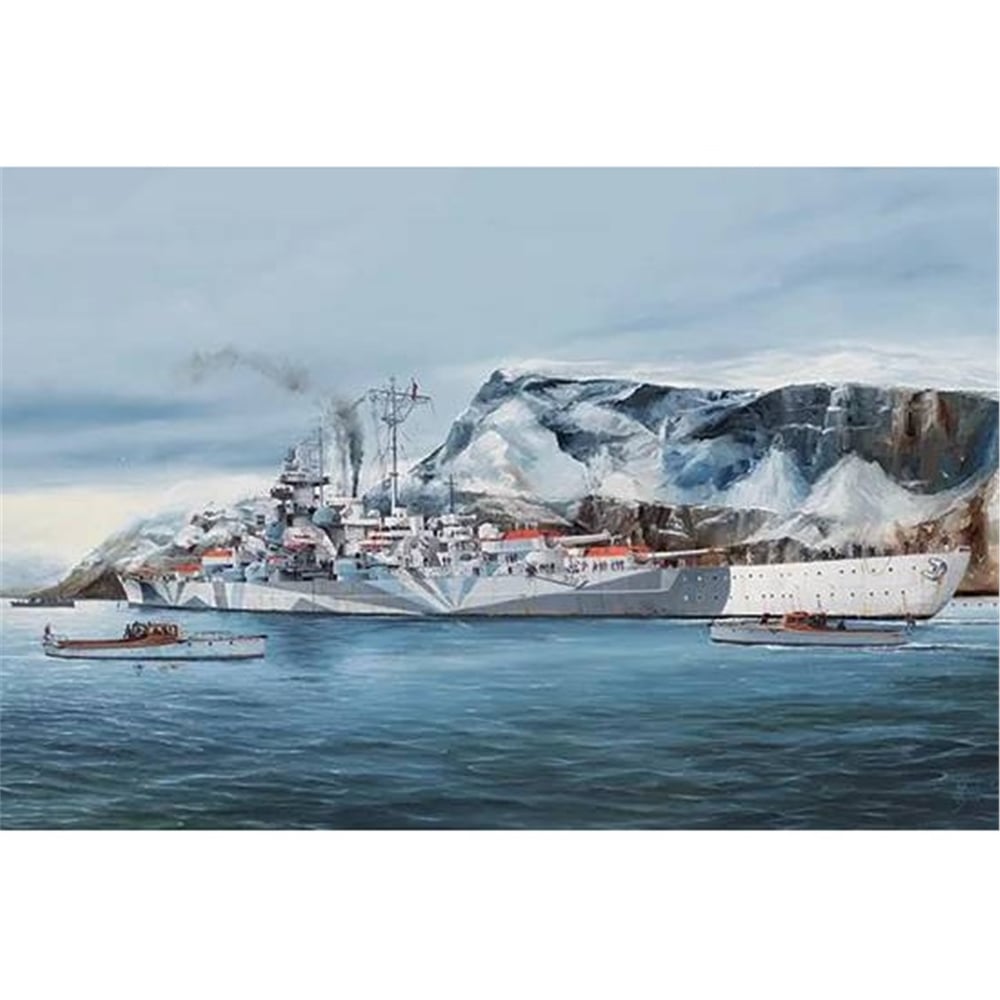 Trumpeter 05359 1/350 Ölçek, Akman Tirpitz, Savaş Gemisi Plastik Model Kiti