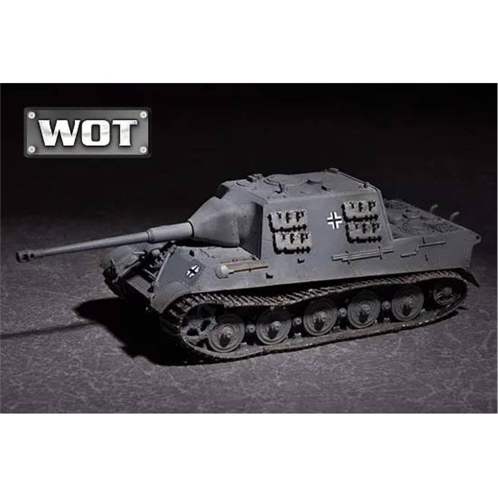 Trumpeter 07166 1/72 Ölçek, Alman JagdTiger ve 88mm /L71 Ana Muharebe Tankı, Plastik Model Kiti