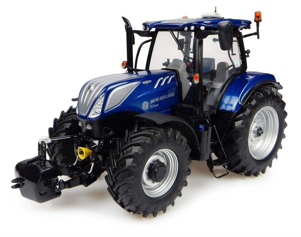 Universal Hobbies UH4976 1/32 Ölçek, New Holland T7.225 (Blue Power) 2016  Traktör, Sergilemeye Hazır Metal Tarımsal Makina Mod