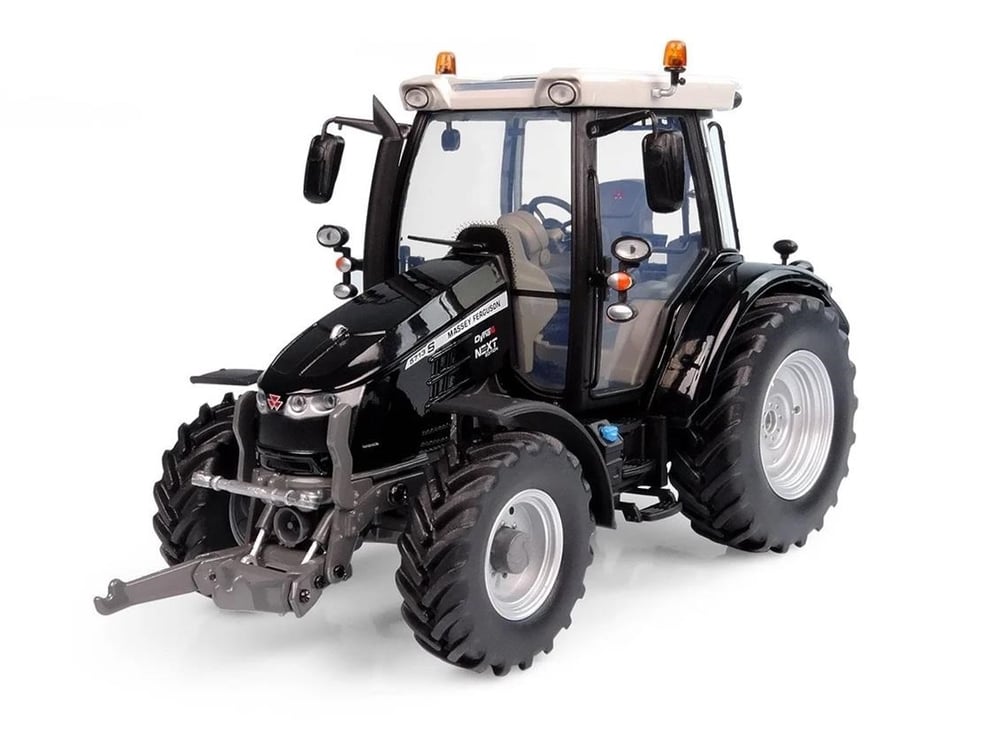 Universal Hobbies UH6258 1/32 Ölçek, Massey Ferguson 5713S, Black Version, Next Edition Traktör, Sergilemeye Hazır Metal Tarıms