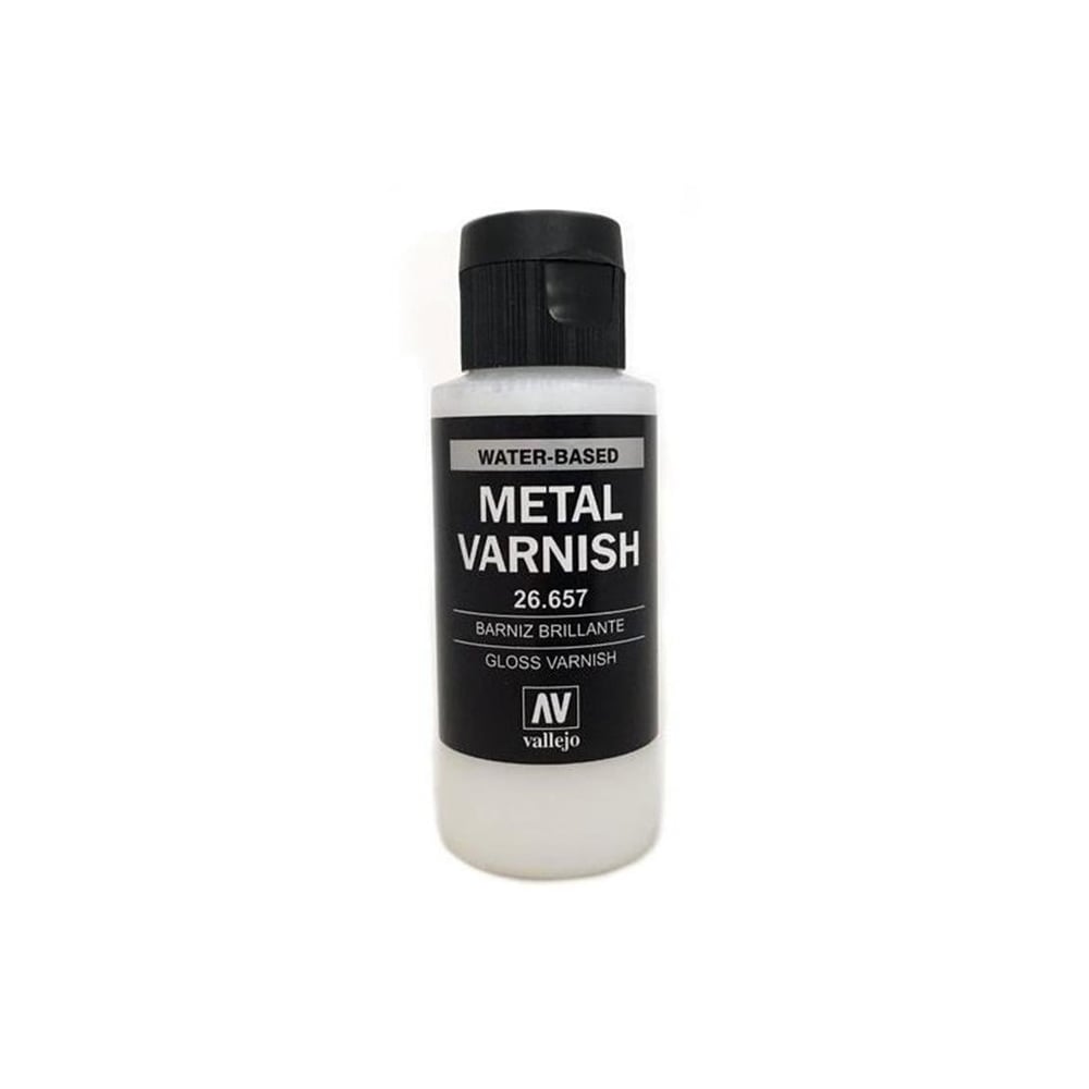 Vallejo 26657 60 ml. Parlak Metal Vernik